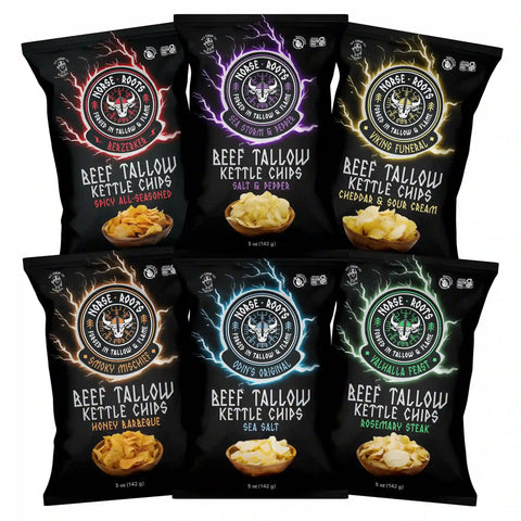 Complete Voyage — All 6 Flavors | Beef Tallow Chips, No Seed Oils - Norse Roots
