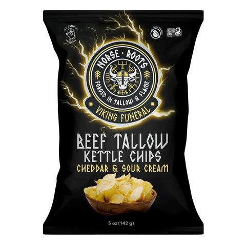 Viking Funeral | Beef Tallow Chips (6-Pack) - Norse Roots