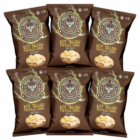 Viking Plunder | Beef Tallow Tortilla Chips (6-Pack) - Norse Roots