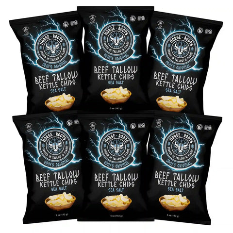 Odin's Original — Sea Salt | Beef Tallow Chips (6-Pack) - Norse Roots