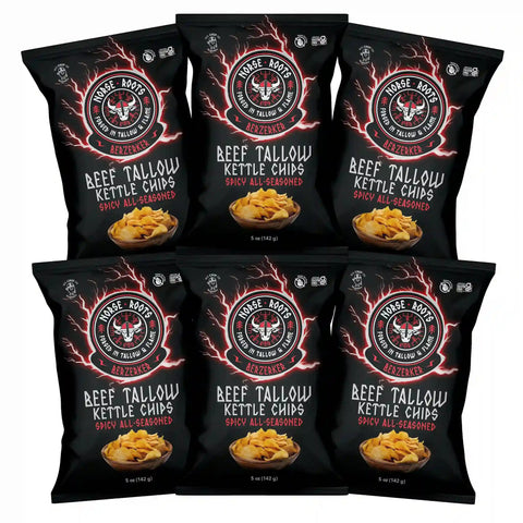 Berzerker — Spicy All-Season | Beef Tallow Chips (6-Pack) - Norse Roots